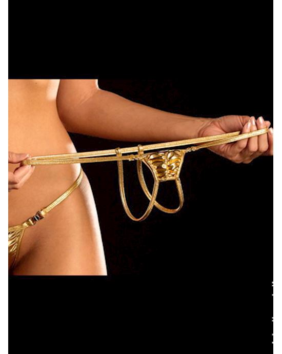 Crotchless Gold Digger Panties