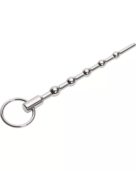 Extra Long Beaded Penis Plug