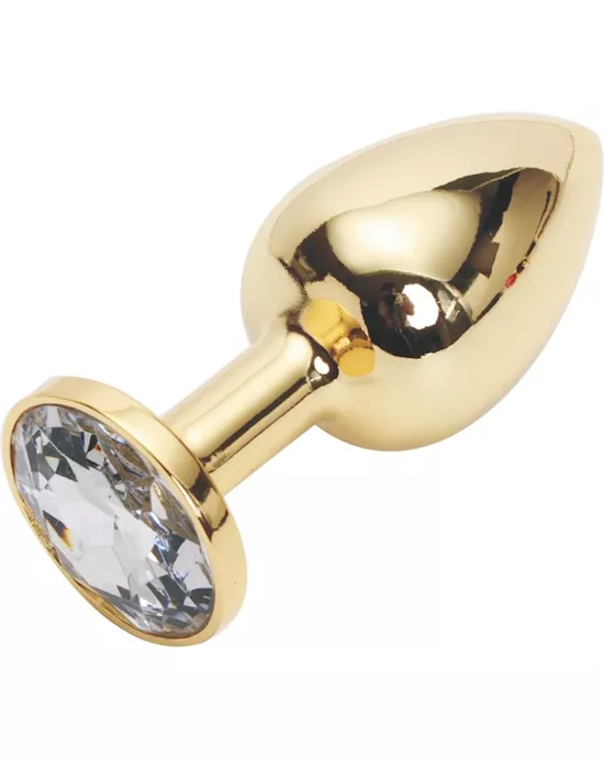 Gold Jewelled Butt Plug