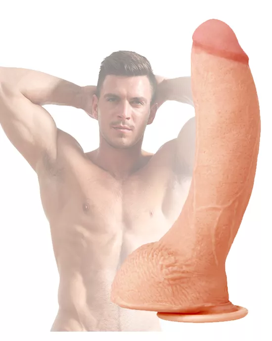 Raging Cockstars Curved Calvin Realistic Dildo