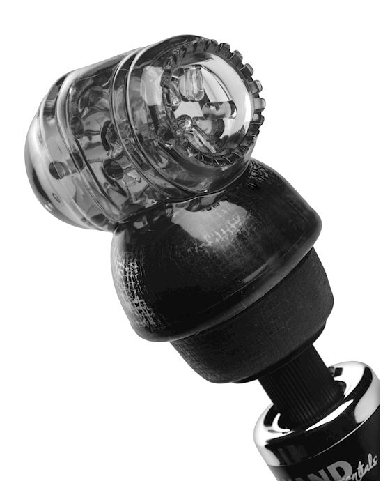 Black Vibra Cup Male Masturbation Wand Attachment