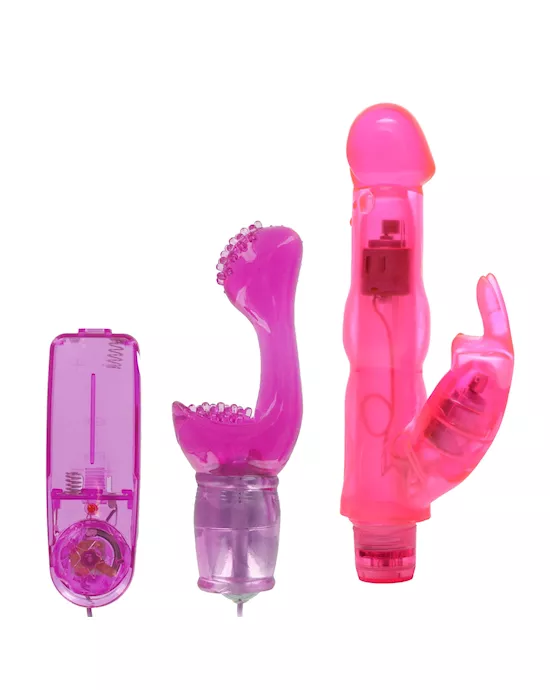 Light Up Rabbit with Free Multi-Speed G-Spot Vibe