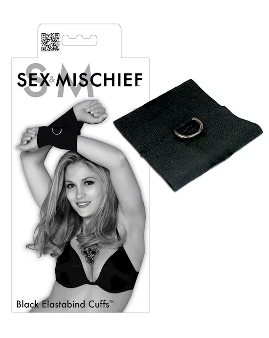 S&M Black Elastabind Cuffs