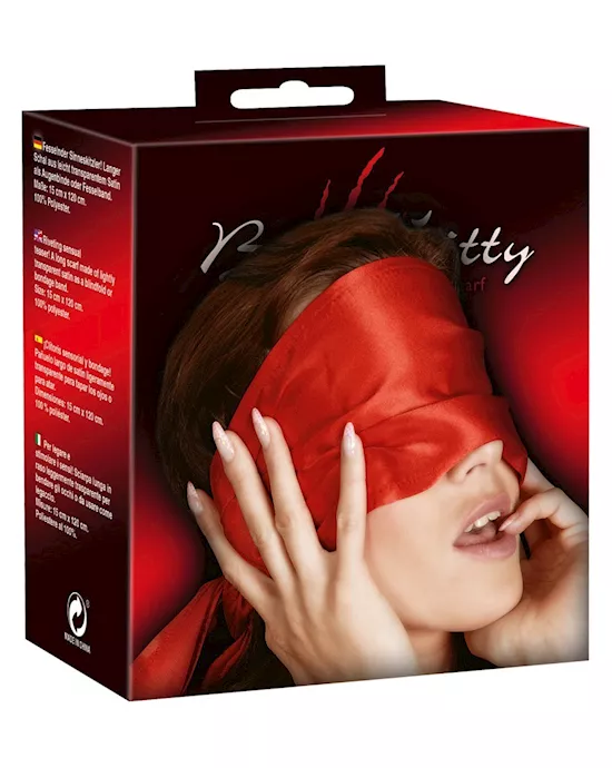 Bad Kitty Bondage Scarf Red