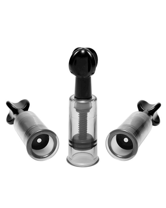 Fusion Triple Nipple & Clit Suckers