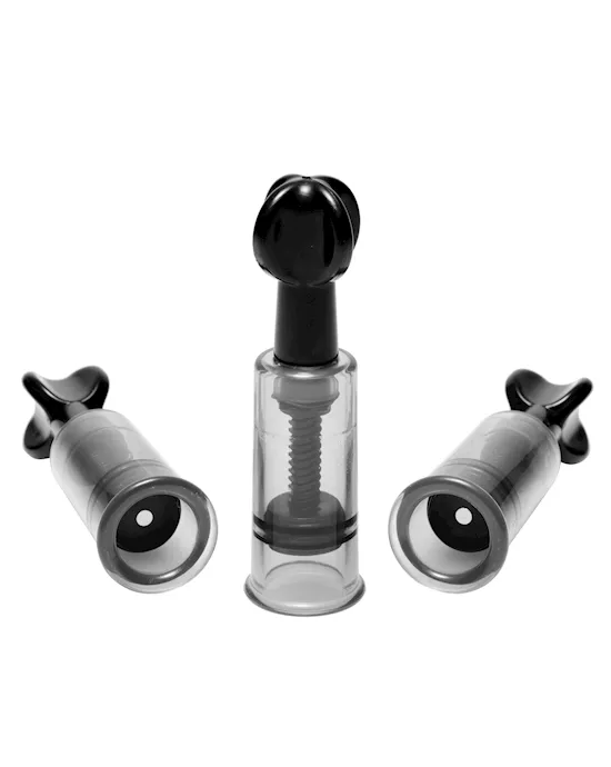 Fusion Triple Nipple & Clit Suckers