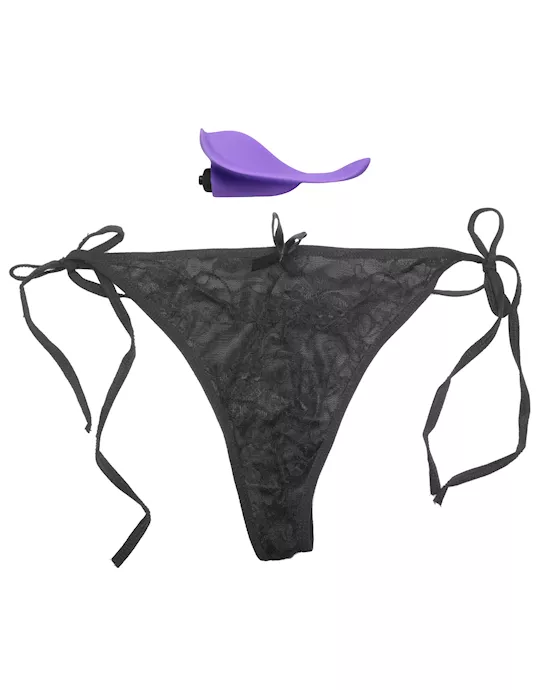 Vibrating Panties with Curved Silicone Vibe