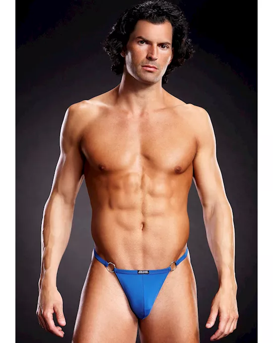 Performance Microfiber V-String with Metal Rings