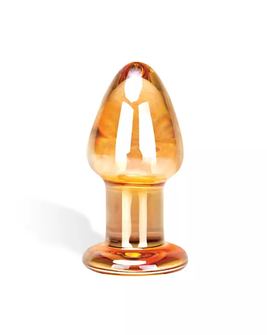 Glas Over Easy Glass Butt Plug