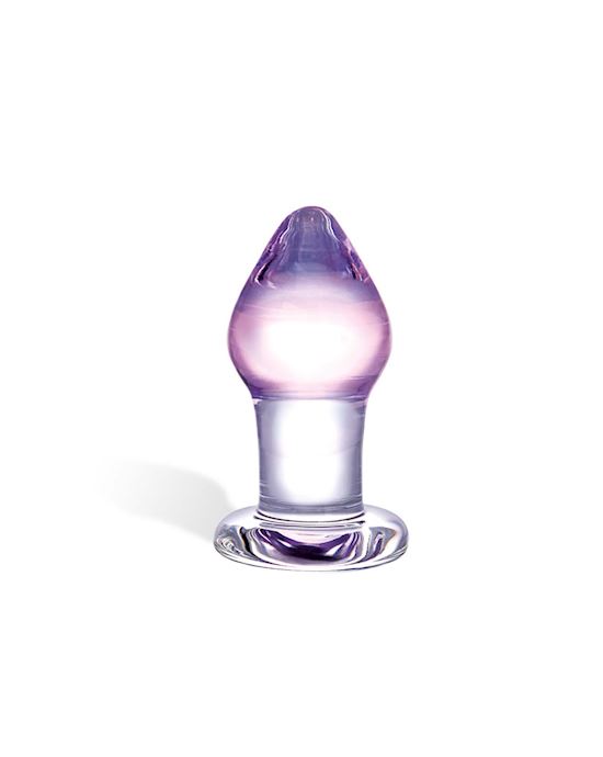 Glas Amethyst Rain Glass Butt Plug