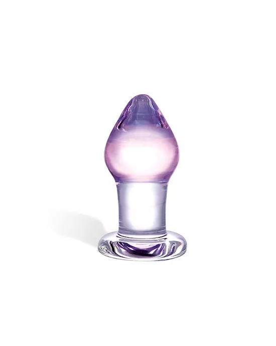 Glas Amethyst Rain Glass Butt Plug