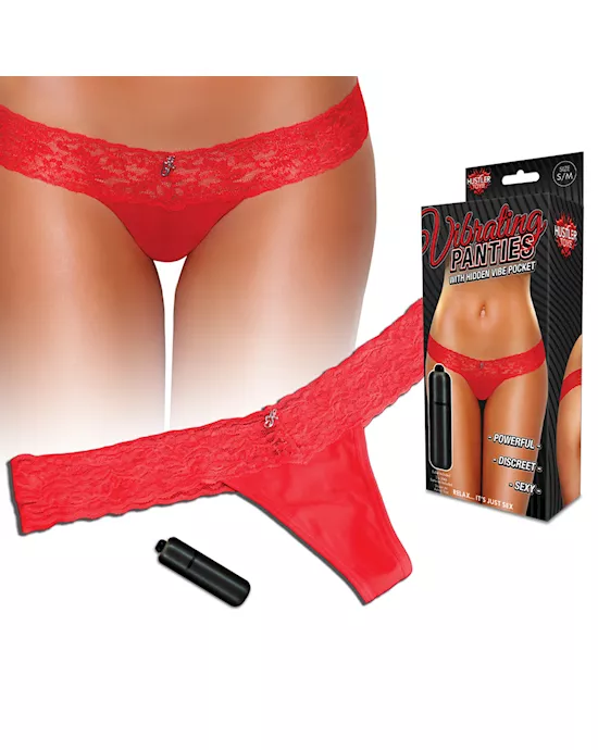 Vibrating Lace Thong