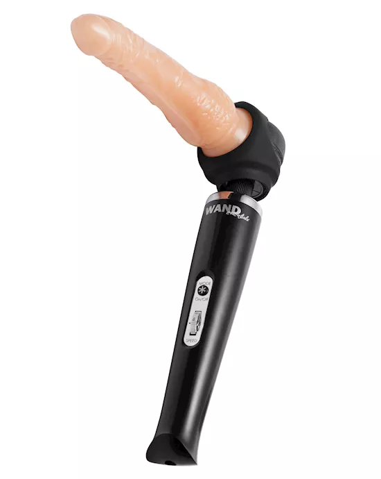 Strap Cap Vibrating Wand Harness Kit with Dildo