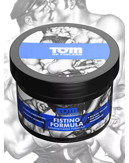 Tom Of Finland Fisting Formula Desensitizing Cream 8 Oz 237 Mls