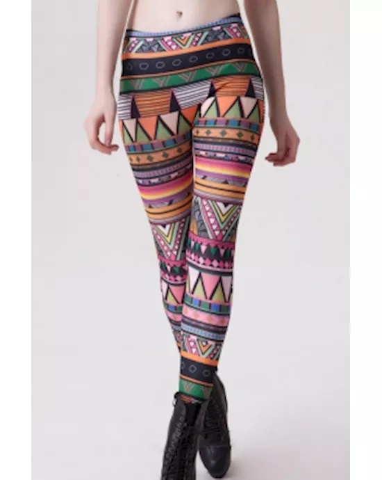Fashion Seamless Print Women Leggings