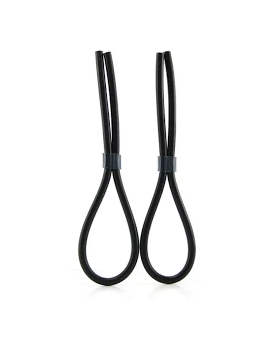 Rubber Adjustable Cock And Scrotal Loops