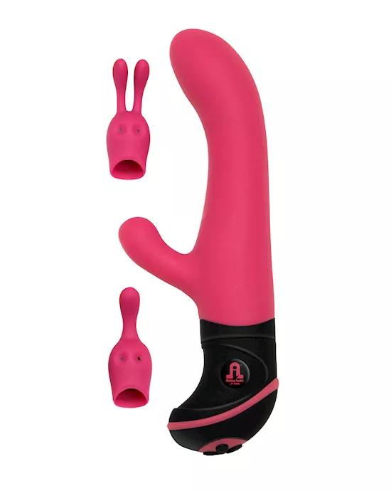 Rabbit Trois 50X Silicone Pink