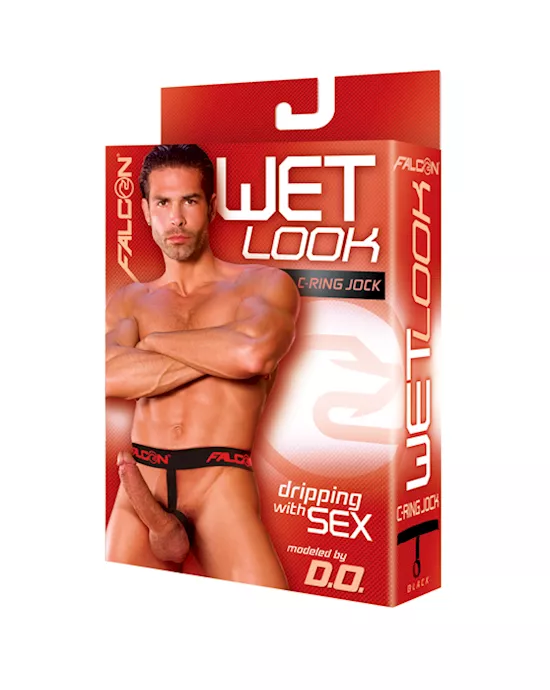 Wet Look C-Ring Jock Medium