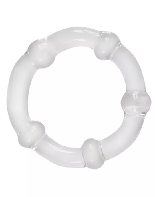 Glass Cock Ring 40mm Clear