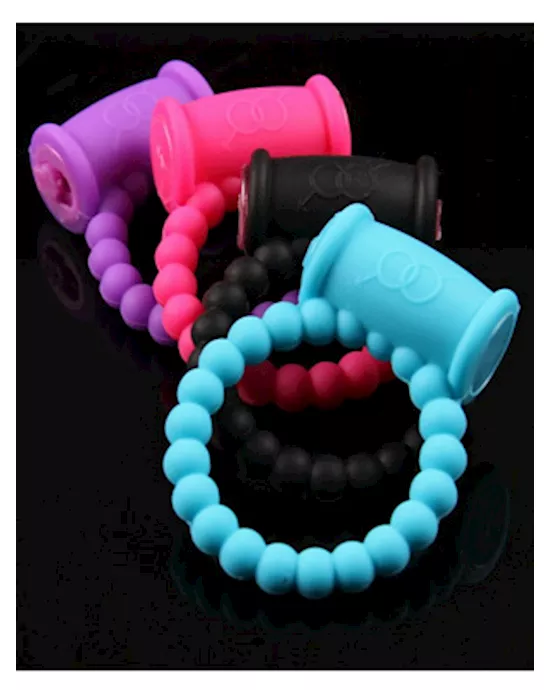 Pearl Necklace Vibrating Cockring