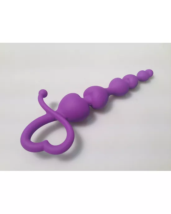 Queen of Hearts Anal Beads