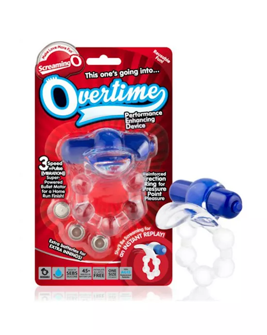 Overtime Vibrating Cock Ring by Screaming O