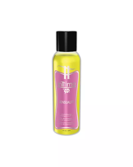 Inttimo by Wet Aromatherapy Massage and Bath Oil Sensuality 40oz