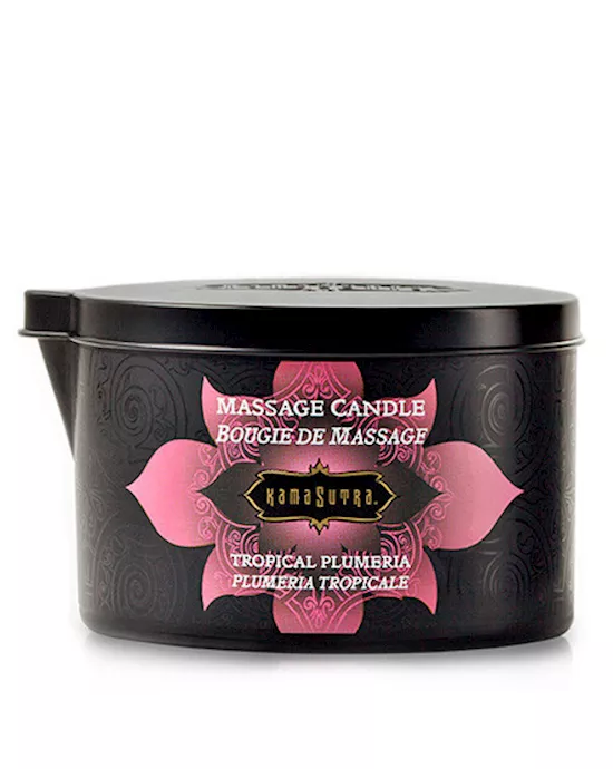 Kama Sutra Massage Candle Tropical Nights Plumeria