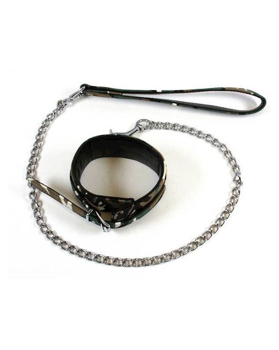 Kinky Collar & Leash Camo