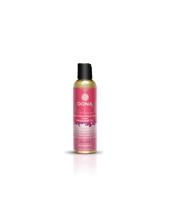 Dona Scented Massage Oil Blushing Berry 125 Ml