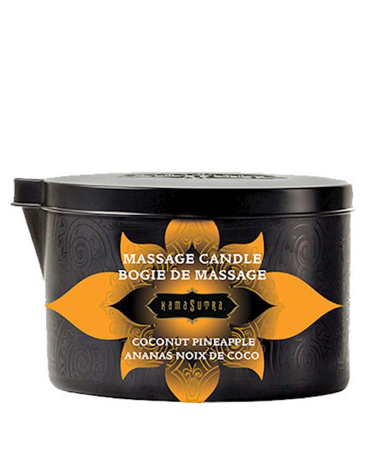 Kama Sutra Coconut Pineapple Massage Candle
