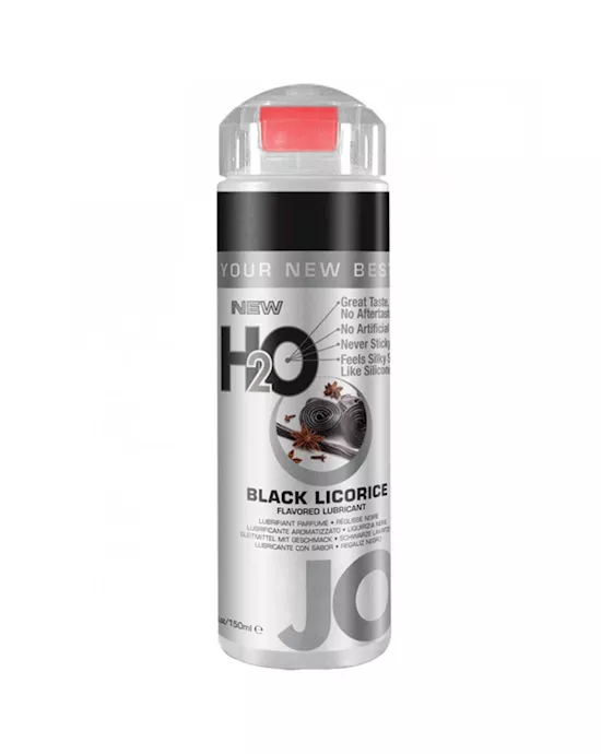 JO H2O Flavoured Lubricant Black Liquorice 525oz 155ml