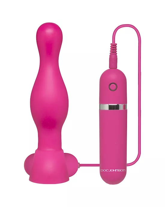 Platinum Premium Silicone The Delight Vibrating Plug