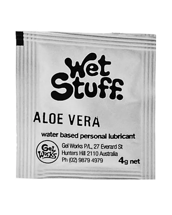 Wet Stuff Aloe Vera 4g Sachet