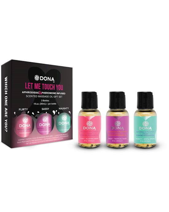 Dona Scented Massage Gift Set 3 X 30 Ml