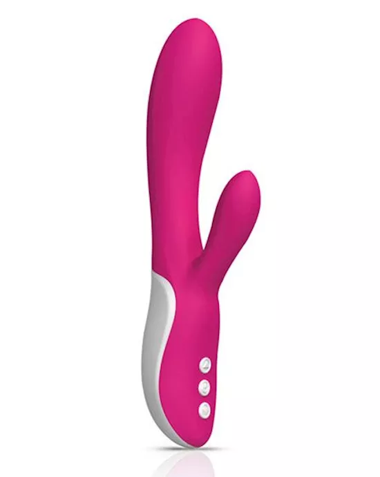 Playful Kiss Silicone Rechargeable Pink