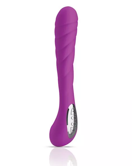 Playful Twirl Silicone Rechargeable Purple