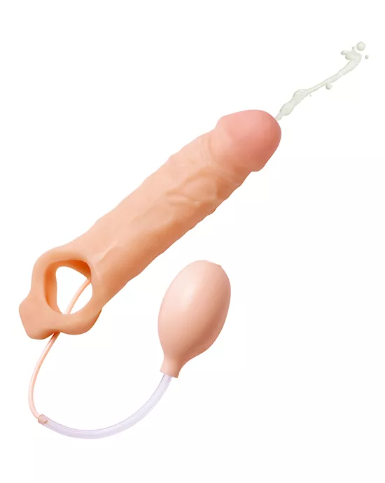 Realistic Ejaculating Penis Enlargement Sheath- Packaged