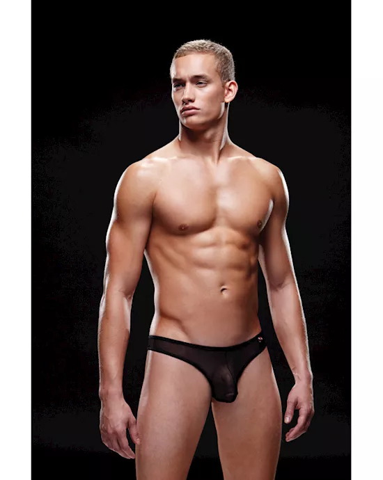 Envy Mesh Thong S M Black
