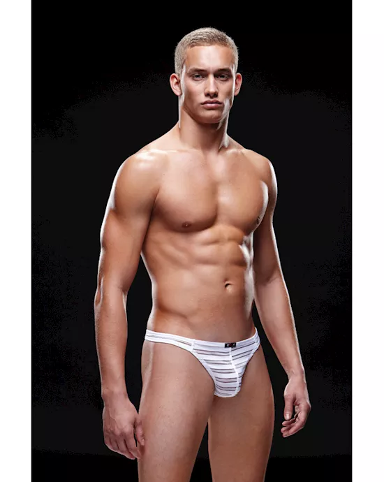Envy Microfiber Thong L XL White