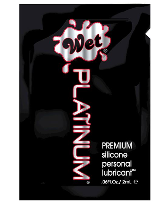 Wet Platinum Silicone Lubricant 2ml Sample