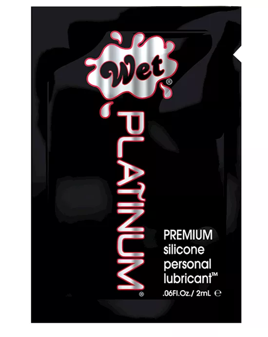Wet Platinum Silicone Lubricant 2ml Sample