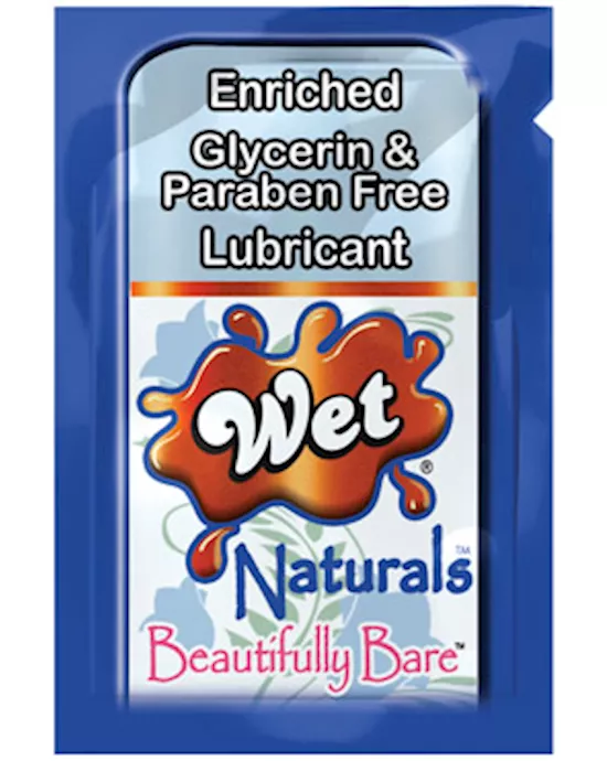 Wet Naturals Beautifull Bare Lubricant 3ml Sample