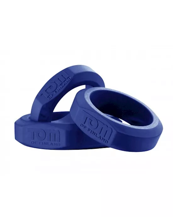 3 Piece Silicone Cock Ring Set