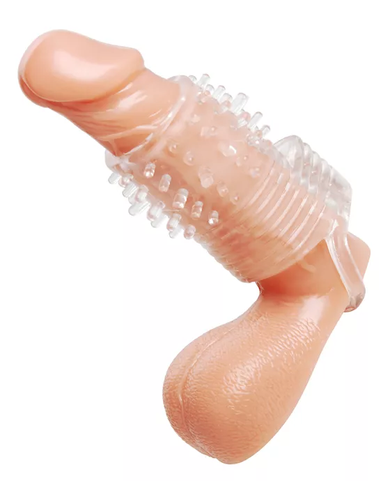 Vibrating Textured Erection Sleeve