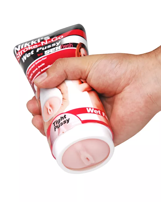 Nikkis Stroke-N-Go Wet Pussy Stroker