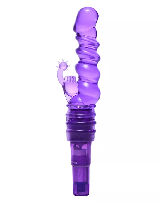 Royal Rocket Ribbed Rabbit Vibrator