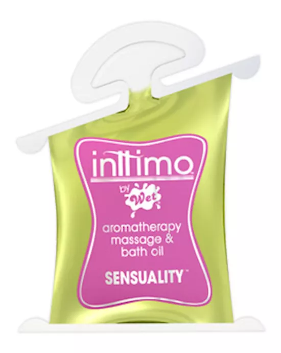 Inttimo by Wet Aromatherapy Massage And Bath Oil Sensuality 10ml Pillow Pack