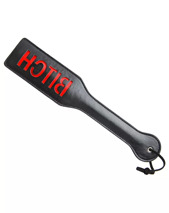 Imprint Spanking Paddle- Bitch