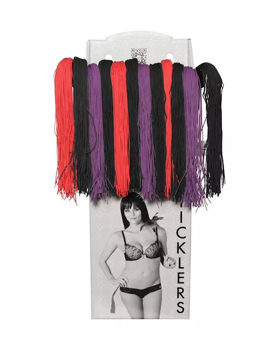 12 Assorted Rubber Ticklers Display Box